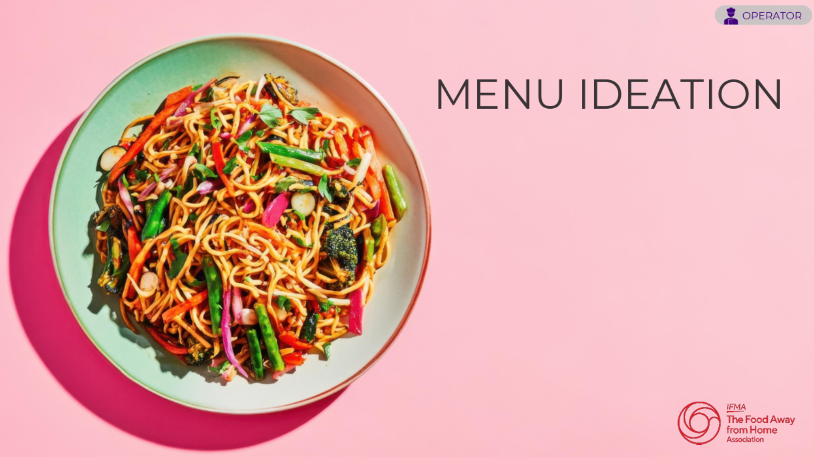 2025 Menu Ideation